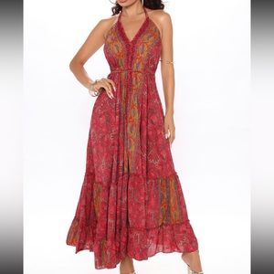 Fashion Nova Brunch in Bali Printed Maxi Dress